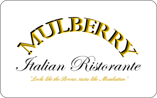 Purchase an E-Gift Card | Mulberry Italian Ristorante
